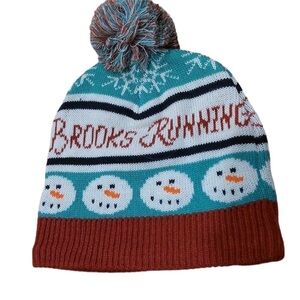 BROOKS Run Merry Unisex Pom Hat NWT